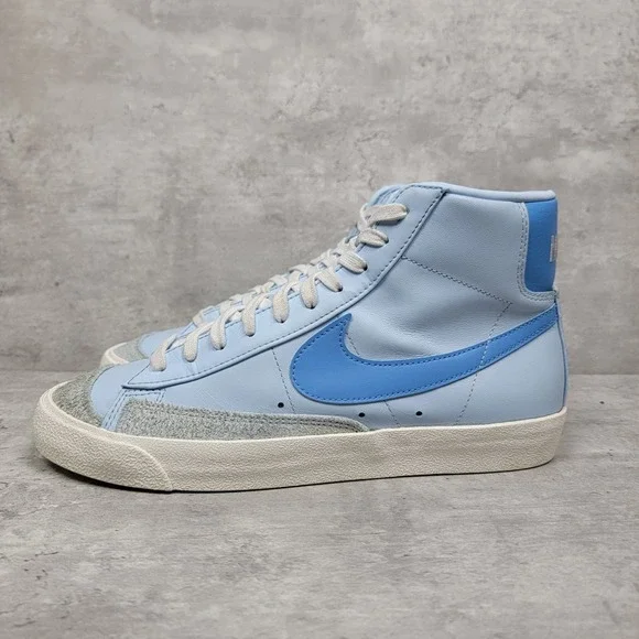 Nike Blazer Mid 77 Vintage Mens 9.5 Celestine Blue FD0304-400 Athletic Sneakers - Picture 6 of 8